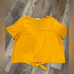 Madewell Tie-Front Top